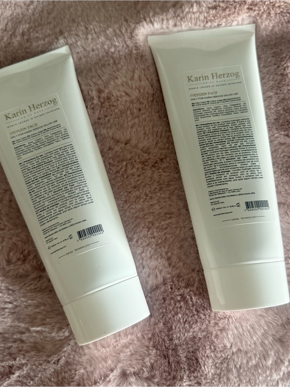 Karin Herzog Oxygen Face Creams Salon Size